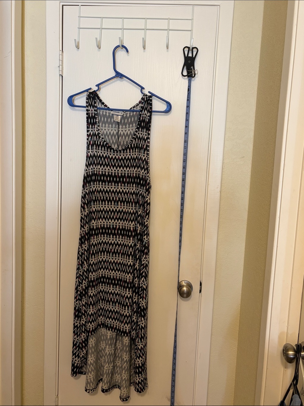 Swimsuits For All Black and White Geometric Maxi Coverup